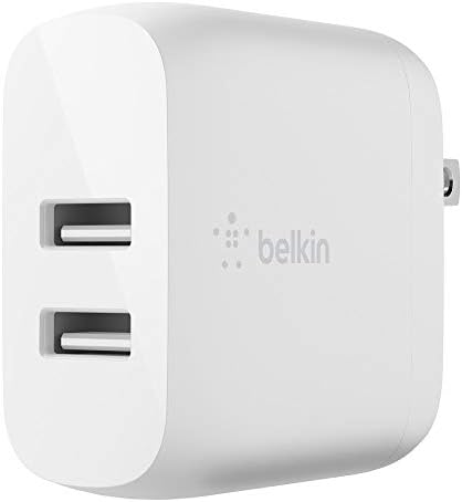 Сплетен USB кабел-C Belkin с дължина 6,6 фута, Нагоре зарежда от USB-C-USB-кабел, кабел USB Type-C и Двухпортовое Монтиране на