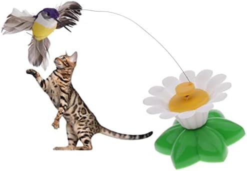 ＫＬＫＣＭＳ 2X Забавно Въртяща се Електрическа Играчка за котка Коте, Интерактивна играчка -