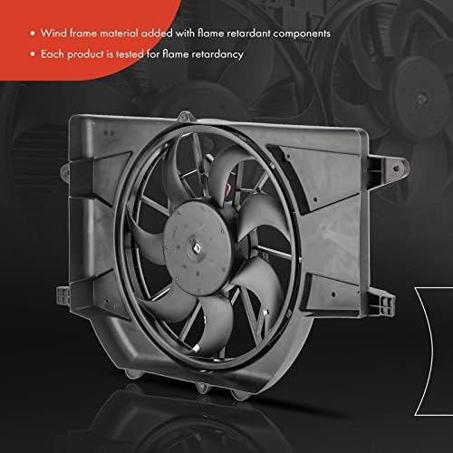 Вентилатор за охлаждане на радиатора на двигателя A-Premium в събирането, съвместим с Saturn Vue 2002 2003 3.0 L DOHC, с двигател