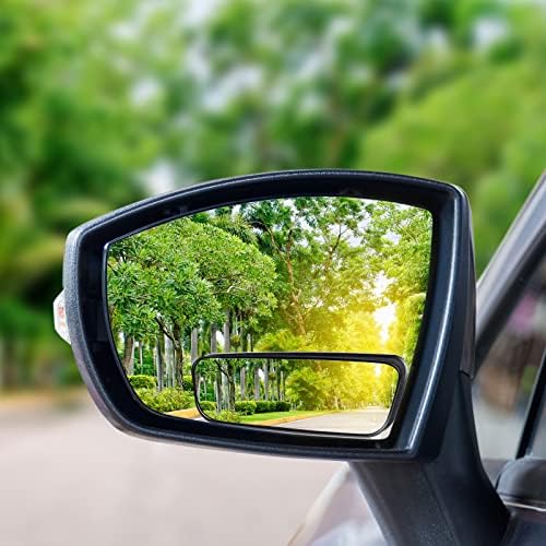 4 Бр. Огледало за слепи зони за Автомобила, Огледало за обратно виждане, Широкоугольное Огледало, HD Стъкло, Куполна За Странично Огледало, Автомобилни Огледала с Рам