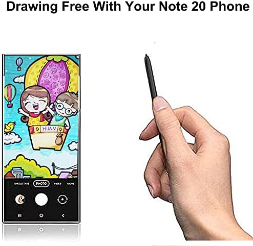 2 Опаковки черен стилус Note 20 Ultra за Samsung Galaxy Note 20 S Pen, Съвместим с Samsung Galaxy Note 20 / Note 20 Ultra За всички превозвачи