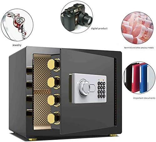 Големият електронен цифров сейф FEER, за домашна сигурност на бижута -имитация на заключване на сейфа (Цвят: E)
