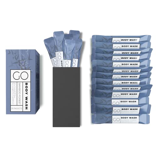 Пакети за измиване на тялото GO Travel Essentials Size за измиване на тялото – Еднократна шампоан и балсам. Препарат за измиване на тялото