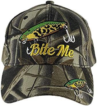 НАЙ-добрата ПРИЧЕСКА Градинска бейзболна шапка до fisherman Bite Me бейзболна шапка