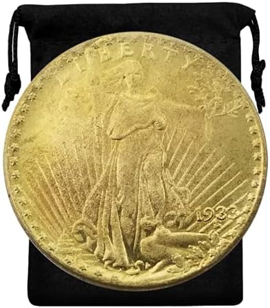 Копие Kocreat 1933 г., златна Монета Двуглавият Орел на Свободата, на Двадесет долара-Сувенирни Монети на САЩ, Колекция Реплика Щастлив