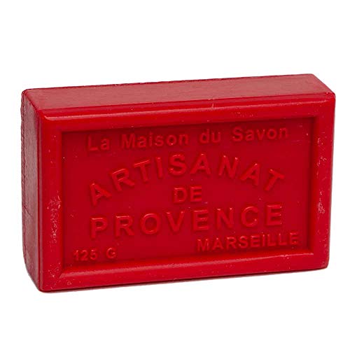 Френското сапун С масло от шеа - Maison du Savon - Малини, 125 g
