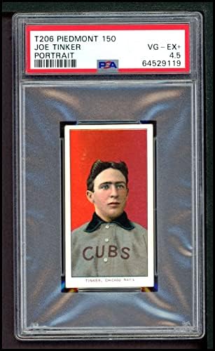 1909 T206 ОЩЕ Джо Тинкер Чикаго Къбс (Бейзболна картичка) (Портрет) на PSA PSA 4.50 Къбс