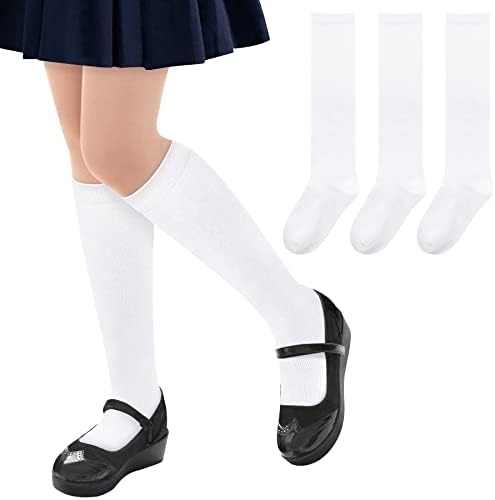 Olreco Чорапогащи до коляното за момичета, Униформи чорапи за момичета, Дълги Памучни Чорапи за момчета, Ученически Чорапи за момичета,