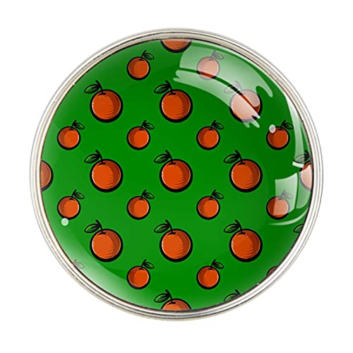 2 ЕЛЕМЕНТА Оранжево Плодов Авто Ароматерапевтични Дифузор Етерично Масло Медальон с Магнитна Закопчалка Медальон с Вентиляционным