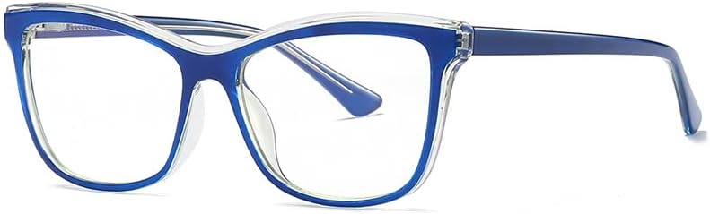 Очила за четене RESVIO за мъже и Жени, Ръчна изработка на Пълно Рамки с Пружинным тръба на шарнирна Връзка Квадратни Ридеры Син Цвят