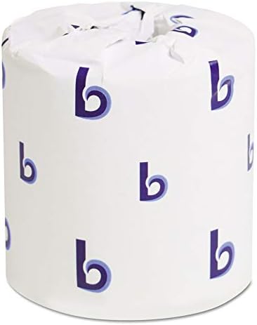 Boardwalk B6144 4 x 3 инча 2-слойная тоалетна хартия бял цвят (96 ролки / кутия)