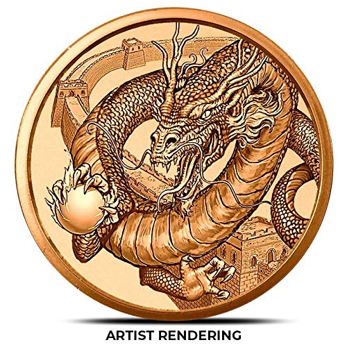 Китайски Дракон, Меден Кръг с тегло 1 унция, Серия на World of Dragons