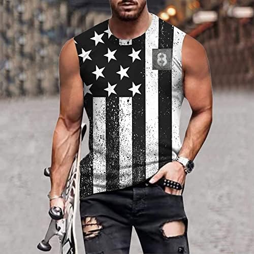 ZDDO/Мъжки солдатские потници, тениски без ръкави, с патриотичен принтом на американското, улични реколта тениски за занимания