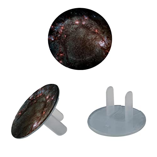 Седалките за контакти Cool Galaxy Dark Space 12 бр. - Защитни капаци за контакти за деца – Здрави и устойчиви – Лесно да защитават