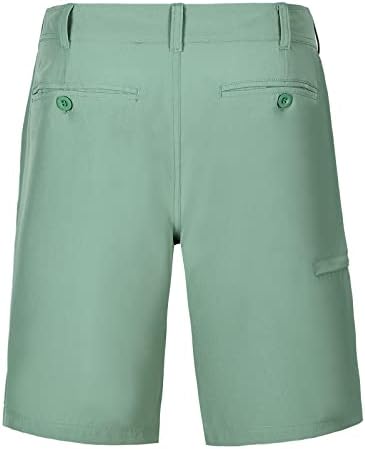 Къси мъжки панталони за голф Xmgelp, бързо съхнещи, Леки, Еластични Хибридни шорти