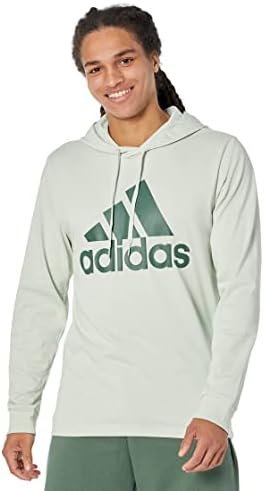 Hoody-Пуловер от Одинарного Джърси с Голямо Лого на adidas