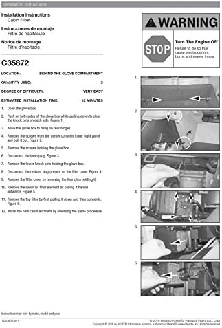 Purolator C35872 PurolatorONE Подобряване на Кабинковия въздушен филтър, Съвместим с някои автомобили Subaru