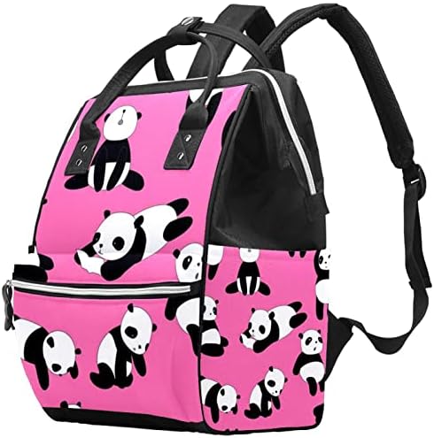 Пътен Раница GUEROTKR, Чанта За Памперси, Рюкзачные Чанти За Памперси, Безшевни модел под формата на панда розов цвят