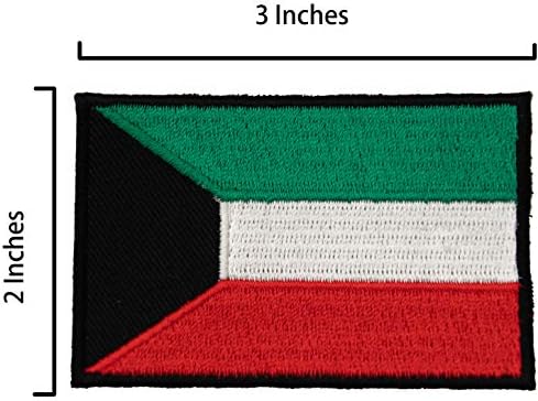 A-ONE 3 бр. в опаковка-Нашивка l ' Abraj Kuwait + Бродерия флаговете на Кувейт и на жени, Пришиваемая гладене на дрехи, Ризи, Шапки,
