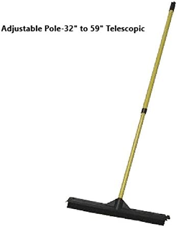 Телескопична полюс За каучуковата метла Sweepa. Метла за вътрешна и външна употреба. (Само телескопична полюс 59 см)