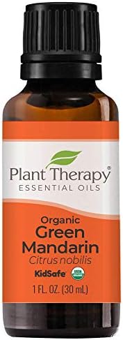 Растителна терапия Органично Етерично масло от зелена мандарина 30 мл (1 унция) е Чист, неразбавленное, Лечебен качество