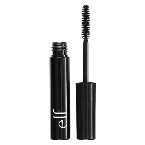 e.l.f. Cosmetics Спирала за придаване на обем, Спирала за по-пълни и гъсти мигли, обогатена с витамин е, черен, 0,19 течни унции (опаковка
