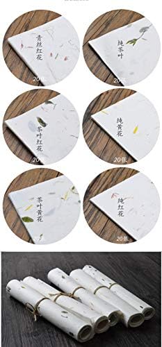120 Листа Естествена Растителна хартия Xuan Ръчно изработени от Оризова Хартия Хартия за Писма, Писане на хартия