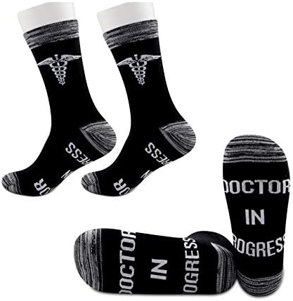 JXGZSO 2 Двойки Докторски Чорапи Подарък в знак на Признателност Доктор по Чорапи В процеса на Работа Подарък За Бала в Медицинското