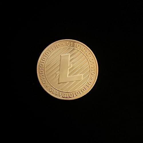 1БР Възпоменателна Монета, Позлатена Сребърна Монета Litecoin Litecoin Виртуална Криптовалюта 2021 Лимитированная Серия са подбрани