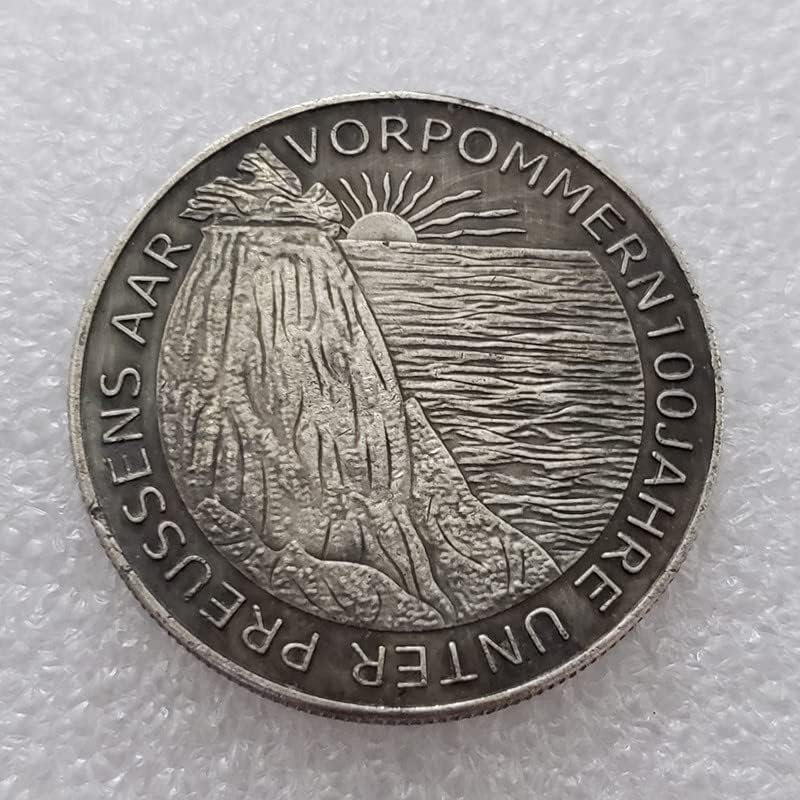 Старинни Занаяти 1815-1915 Немски Монета Сребърен Долар Външна търговия 926