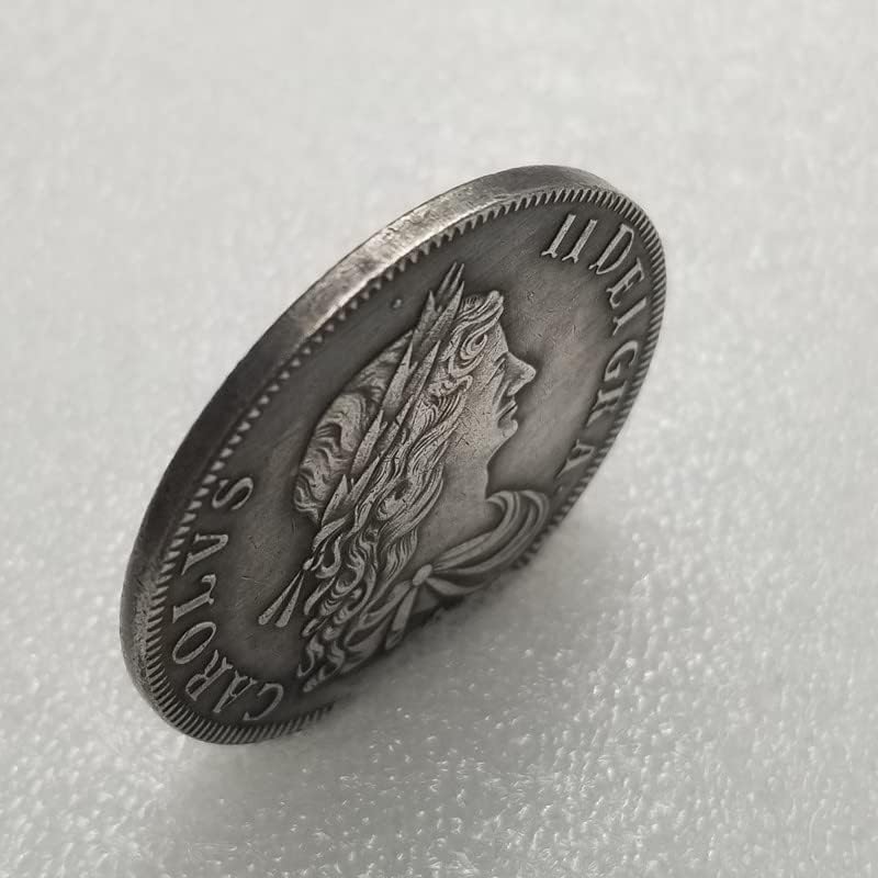 Старинни Занаяти 1662 Сребърно Покритие Монета Чужд Сребърен Долар Възпоменателна Монета 1382