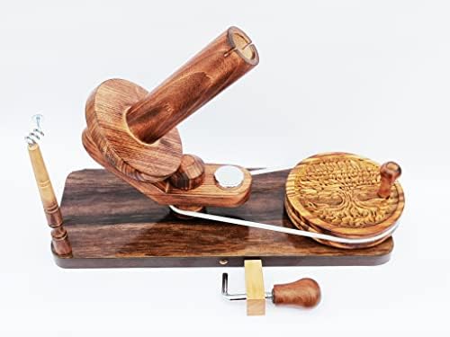 Устройство за навиване на топки от дървена прежди за ръчно изработени Хинд Handicrafts за плетене на една кука - Физически Ръчно - с Устройство