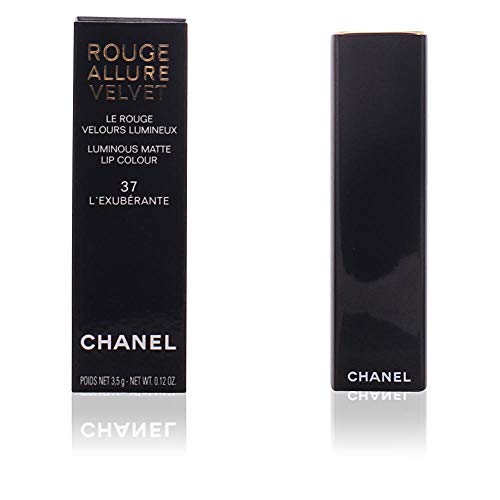 Chanel Rouge Allure Velvet Нажежен Матиран Цвят за устни 56 Rouge Charnel за Жени, 0,12 Грама
