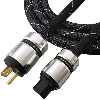 Захранващ кабел Tertullus 12AWG Hi-Fi 125 В 15A 3-Пинов Аудиофильский захранващия кабел от висок Клас Аудиофильский захранващ кабел