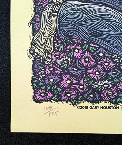 Плакат Tom Petty In Memoriam подписан Специален тираж номер 125 копия Гари Хюстън