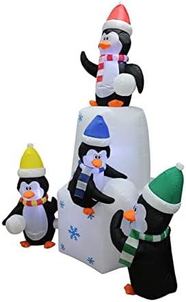 Комплект от две украса за Коледното парти, състоящ се от 9 крак в Пингвин, Северен елен, бяла мечка, Коледна елха, трио, слайд-шоу