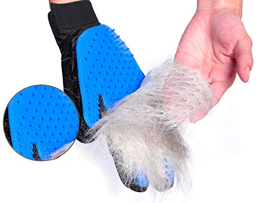 Ръкавица за грижа за домашни любимци, Нежна ръкавица-четка за премахване на косми, усъвършенстван дизайн с пет пръста, идеален за кучета
