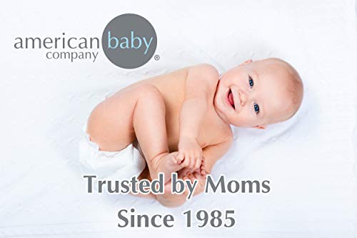 Трикотажный трико с принтом American Baby Company от естествен памук Value, Монтиране комплект кърпи Playard, Розов кит, Меки дишащи,