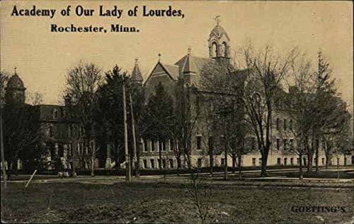 Академия на Дева Мария в Лурд Рочестър, Минесота Минесота оригинални Старинни пощенски картички