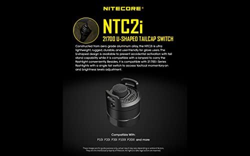 Nitecore NTC2i U-Образна делото за лампи серия P10i, P20i, P30i, P10iX, P20iX и т.н.