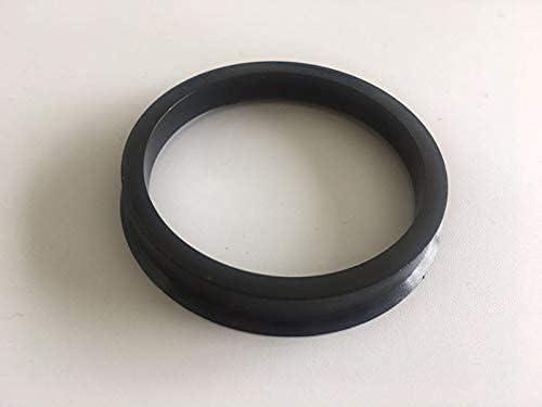 NB-AERO 4 бр. Черни полиуглеродные пръстени 73,1 мм (колелото)- 60,1 мм (Ступица) | Централно пръстен Hubcentric 60,1 мм-73,1 мм за много от