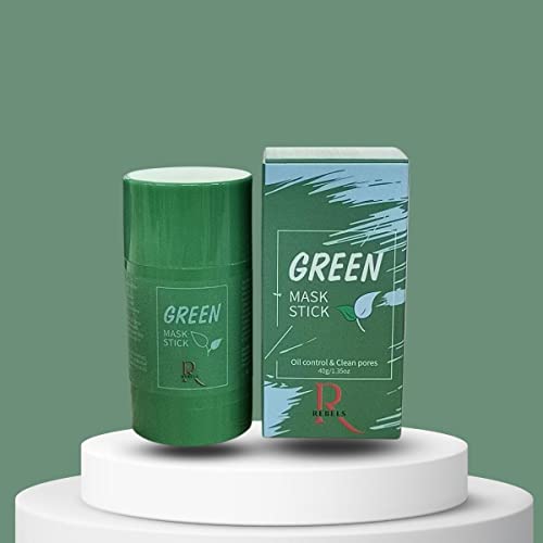 Маска за лице-стик от зелен чай за лицето, за премахване на черни точки и кистички с екстракт от зелен чай, почиства дълбоко порите, овлажнява