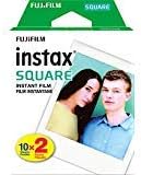 Fujifilm instax Square Instant Film US Twin Pack (20 експозиции, класически бял) (2 броя)
