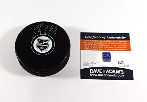 Бърни Никълс подписа Сувенири хокей шайба НХЛ Дейв & Adam ' s Auto 205 - за Миене на НХЛ с автограф