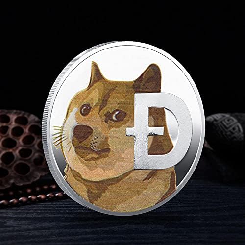 1 унция Посребрена Възпоменателни монети Криптовалюты Dogecoin Ida Dogecoin 2021 са подбрани Монета Ограничена серия с Защитен