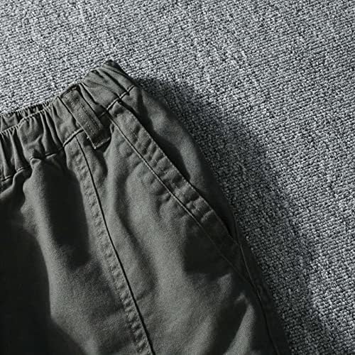 Мъжки Модни Ежедневни Панталони-Карго с Множество Джобове с Цип и Ключалката, Улични Панталони, Инструментални Панталони, Леки Работни Панталони