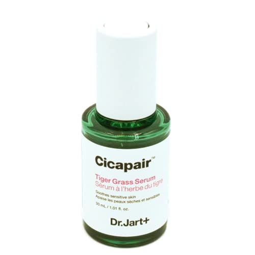 Dr. Jart+ Cicapair Тигър Grass Serum - Серум за Лицето Грижа за кожата за Чувствителна кожа, Грижа за лице за Раздразнена