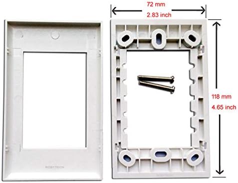 Покриване на Стенните панели с части за свързване 3,5 Слушалки + TV + USB-модули, Мъжки/Жак Бял Цвят За монтиране на Стена, на Притежателя