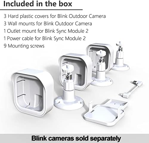 Изцяло нов Корпус и инструменти за монтаж на стена за външна камера Blink, защитно покритие от 3 тялото и регулируема на