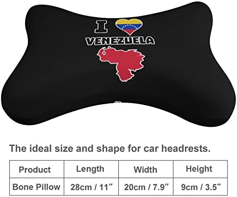 Аз Обичам Венесуэльскую Автомобилна Възглавница За Шията, Автомобилна Мека Възглавница За главата с останалите, Възглавница за врата,
